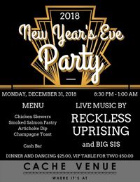 Reckless Uprising @ New Years Bash at The Cache