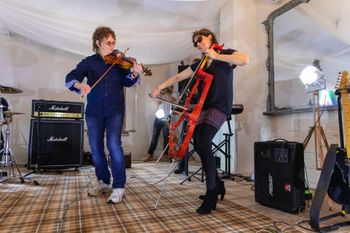 Video shoot with Jim Lea
