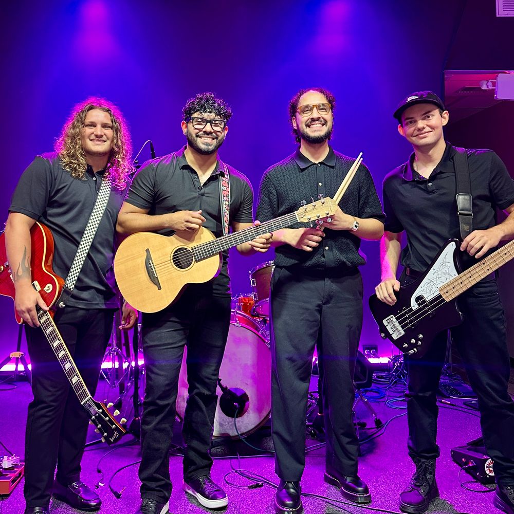 Live music performance at a Houston grand opening event