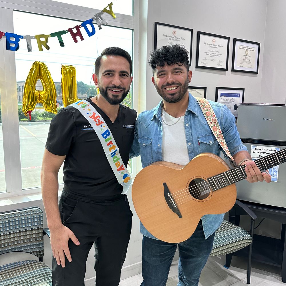 Live music at a Houston birthday party