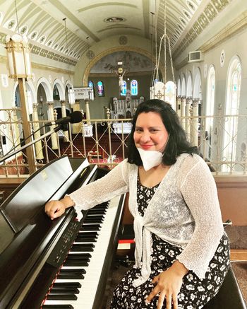 Subbing at Mass at the piano for a music director in Springfield
