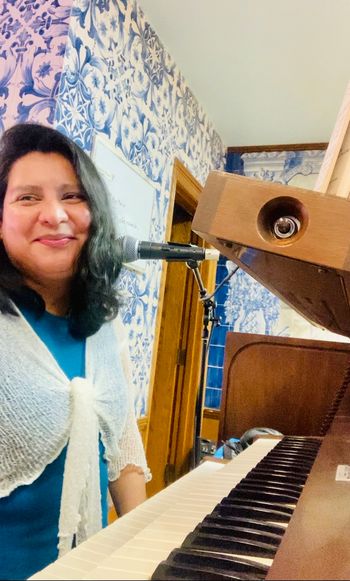 Getting an unexpected shout out while cantoring and playing at Mass

