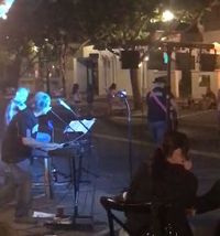 The Jerry Hannan Band outside at Finnegan's