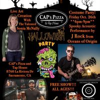Halloween Party with Live Art Creation and Oceans of Origin!