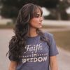 Faith in Freedom Heather Navy