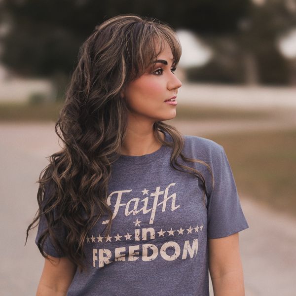 Faith in Freedom Heather Navy