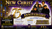 New Christ Memorial Church 75TH Anniversary