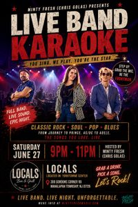 Live Band Karaoke brought to you by Minty Fresh / Chris Golas
