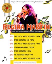 Regina Martin Sings in Campbell for Santa Clara County Music Series