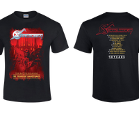 40 Years Of Sanctuary Tour Shirt Battle Angel Design