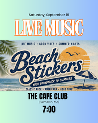 w/ BEACH STICKERS BAND