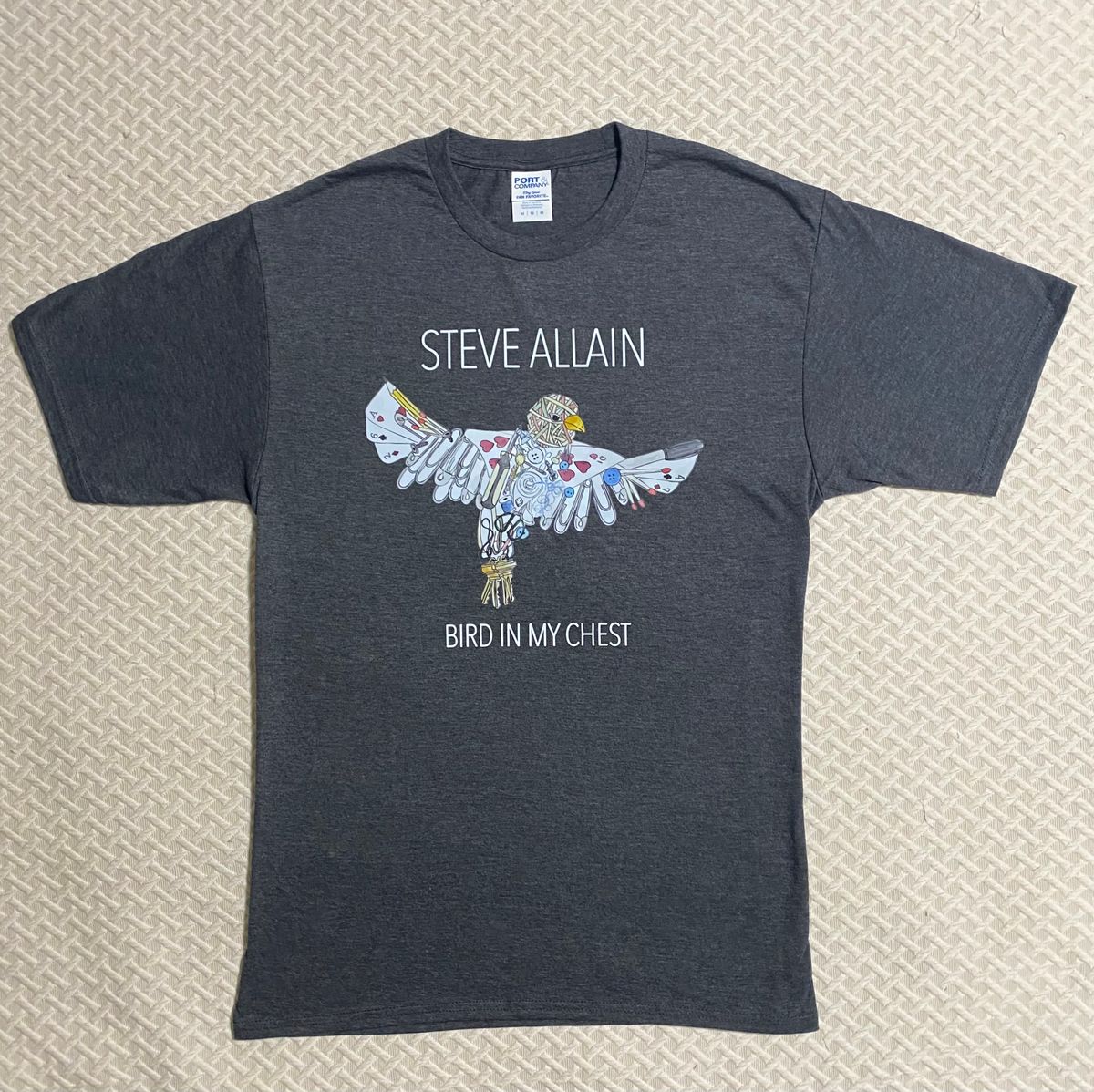 T-Shirt - Bird In My Chest (Grey)