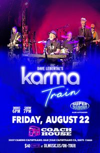 Dave Lebental & Karma Train live at The Coach House