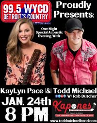 WYCD Presents: Todd Michael and KayLyn Pace Acoustic Duo Event