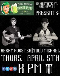 Todd Michael/Barry Forster Live at Patty Fleming's