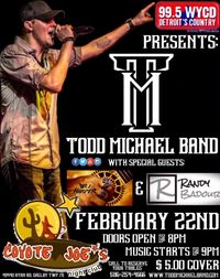 WYCD Presents: Todd Michael Band wsg RJ Harper and Randy Badour