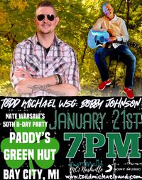 Todd Michael wsg Bobby Johnson @ Paddy's Green Hut for Nate's 50th Birthday Party 