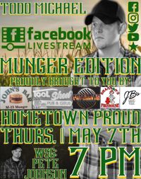 Todd Michael wsg Pete Johnson Munger Edtion Facebook Live