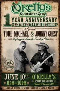 Todd Michael x Johnny Guest - LIVE @ O'Kelly's Bar & Grille 