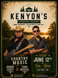 Todd Michael x Johnny Guest - LIVE @ Kenyon's Lakeside Resort