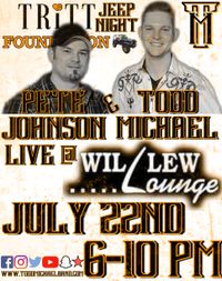 Todd Michael and Pete Johnson at Tritt Foundation Jeep Night at The Lew 