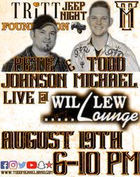 Todd Michael and Pete Johnson at Tritt Jeep Night at The Lew 