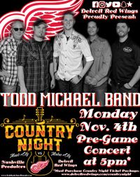 Todd Michael Band @ Detroit Red Wings Country Night