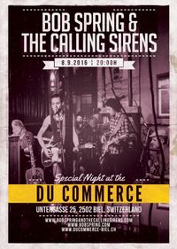 CH TOUR 2016 - Bob Spring & The Calling Sirens