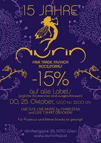 Aurin 15 year birthday celebration