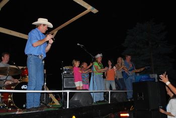Can we get more people on stage?
