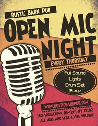 Bleak Little World host Rustic Barn Open Mic