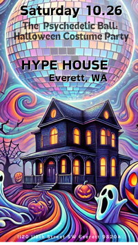 Psychedelic Halloween Ball at The Everett Hype House