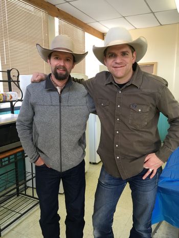 Me and Cowboy Songster Andy Hedges. Alpine, TX 2020
