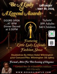 Be A Lady & A Legend Awards Adult Ticket