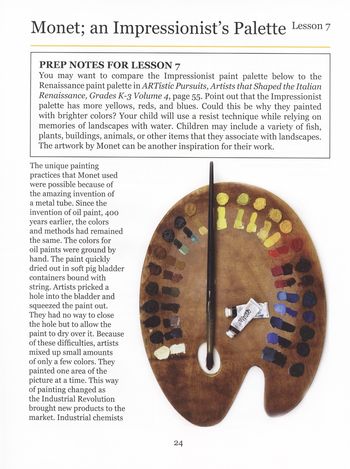 This text lesson reveals how the availability of new colors gave the Impressionists new ways of looking at the world. Color in tubes meant that artists could easily paint outdoors.
