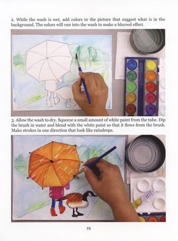 Large illustrations make following directions easy for children.
