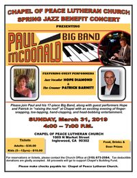 Paul McDonald Big Band: Benefit
