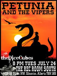 Petunia and the Vipers at The Rec Room w/ The Dice Cubes