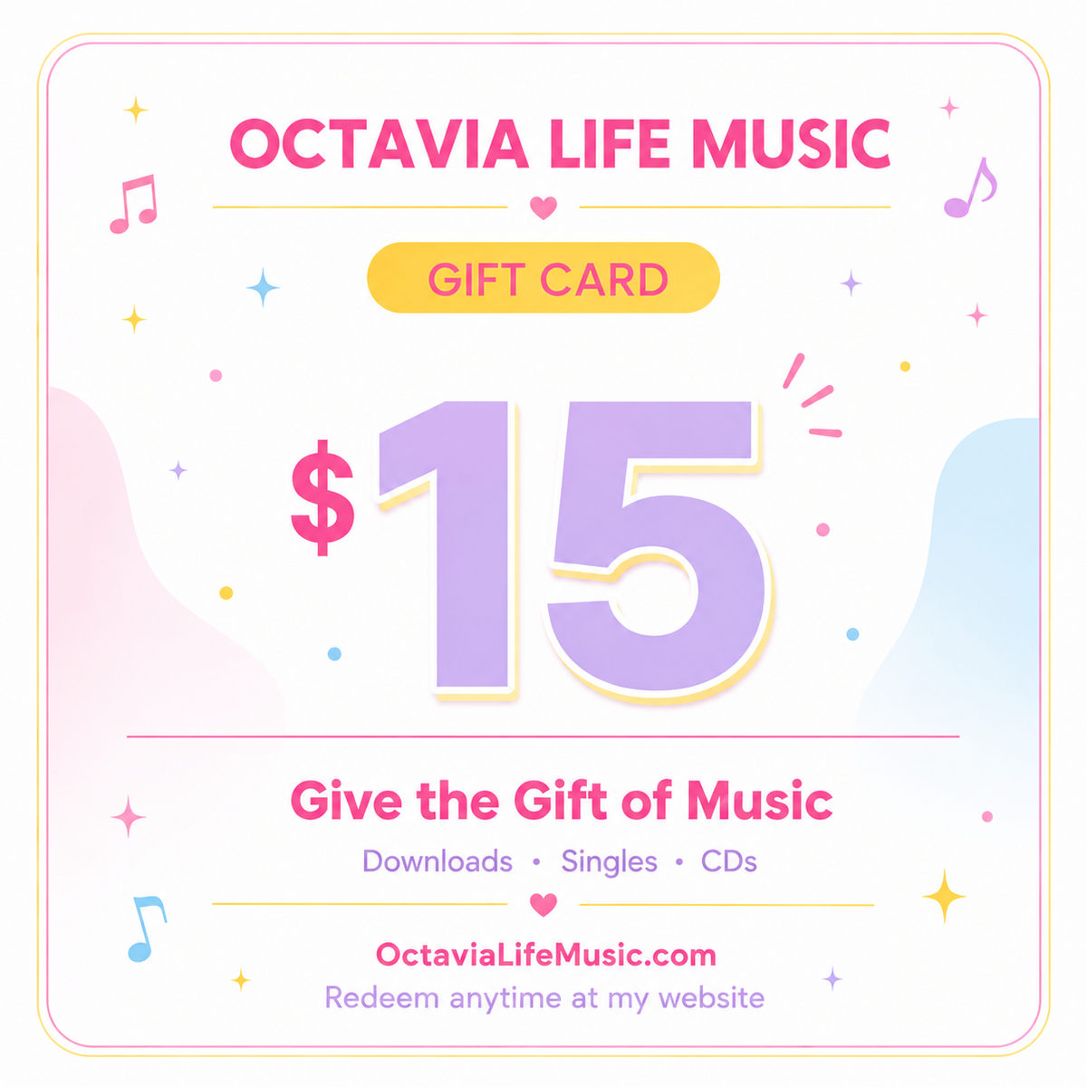 Gift Card: $15