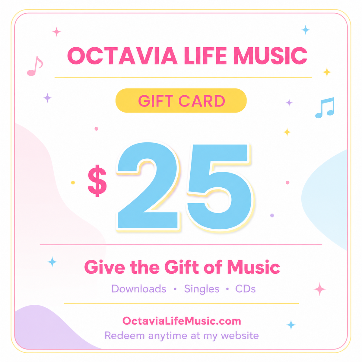 Gift Card: $25