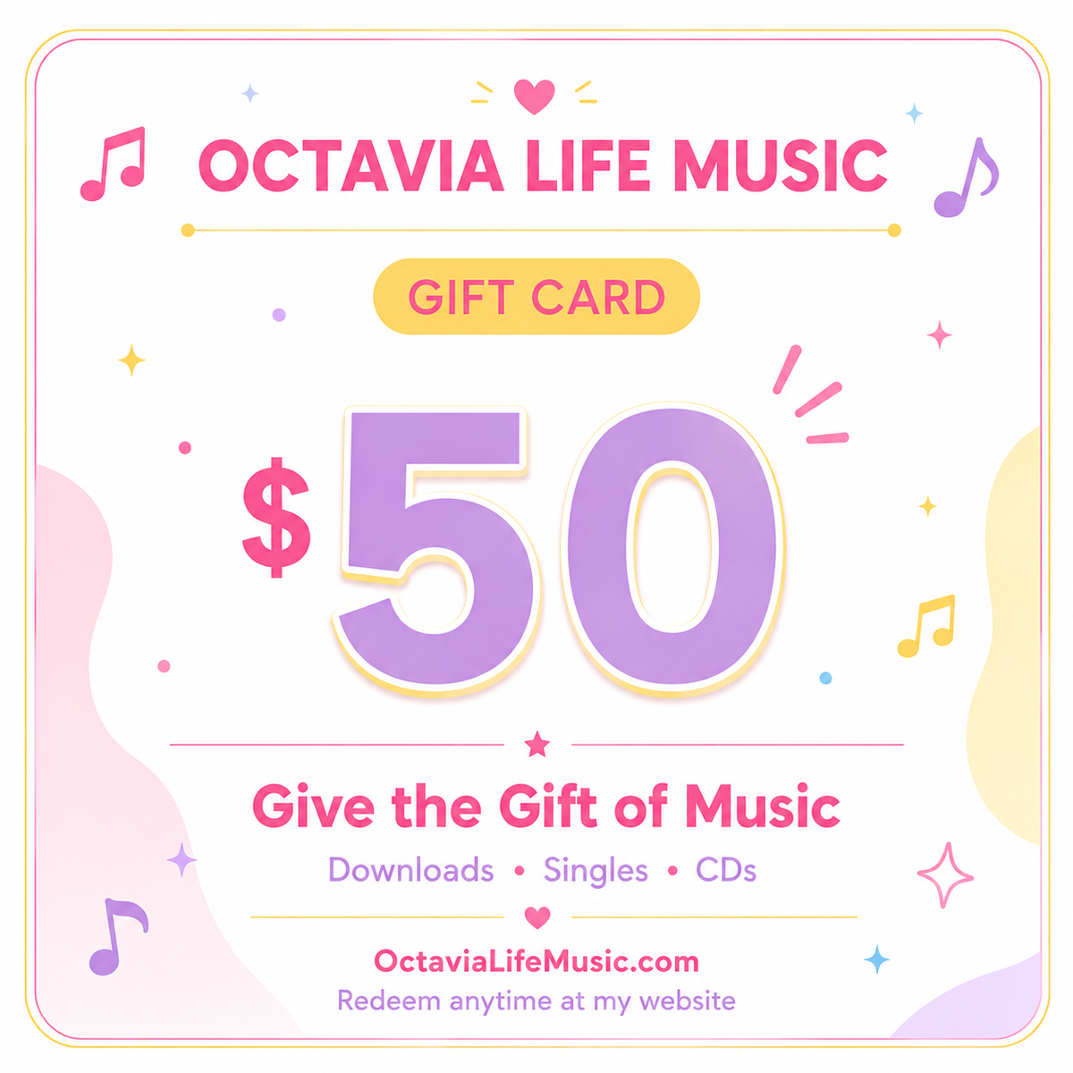 Gift Card: $50