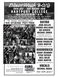 Blues Week 2018 - Guitar and Harmonica Workshop