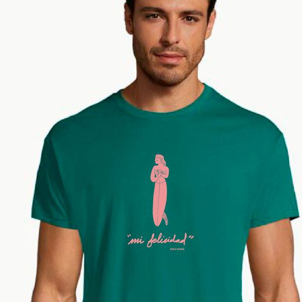 Camiseta Hombre "Mi felicidad" 