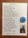 Lyric sheet 