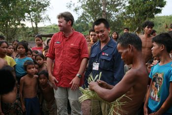 Laith Stevens & Linthong Syphavong, Cho Tai village, Laos

