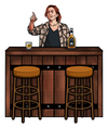Trish Drops Truth – 3” Vinyl Sticker