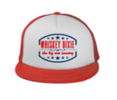 Whiskey Dixie Trucker Cap – Red & White