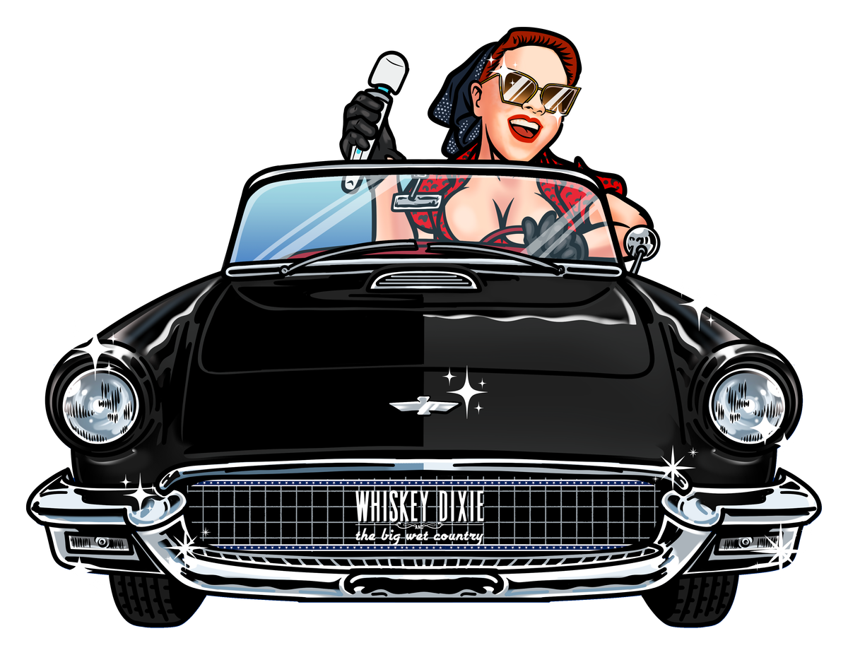 Whiskey on Wheels – 3” Vinyl Sticker