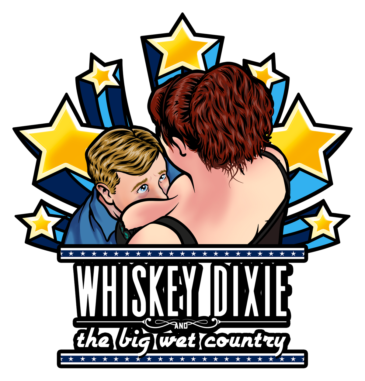“I Love You” – Paul & Whiskey 3” Vinyl Sticker