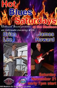 Brian Lee + James Howard @ "Hot Blues Saturday"